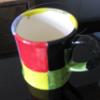 Chequed mug